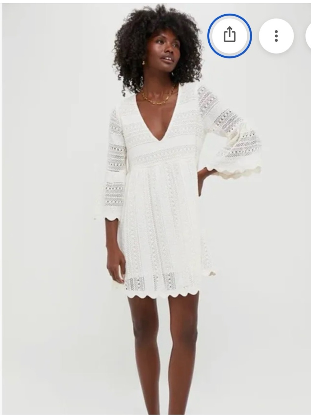 Tuckernuck ivory Lace Linnea dress